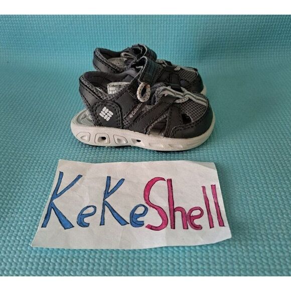 Columbia Techsun Wave Sports Sandals Toddler Baby Size 4 Gray - Picture 1 of 9